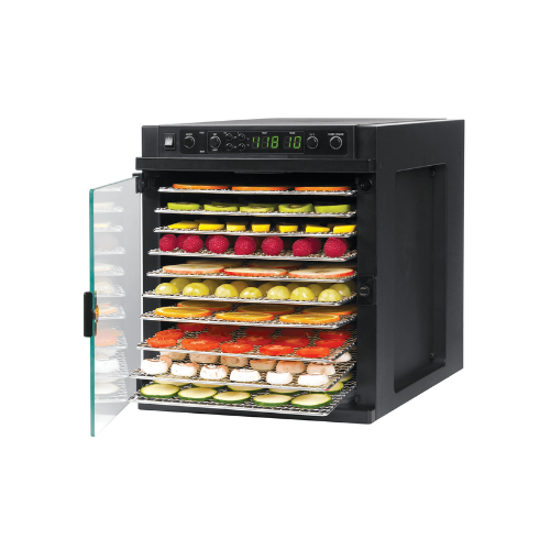 Compact food dehydrator for fruits and meats