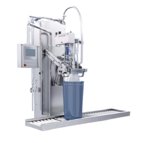 Aseptic filler for fruit juice and puree