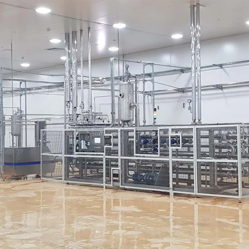 Aseptic sterilizers for fruit concentrates and pulp