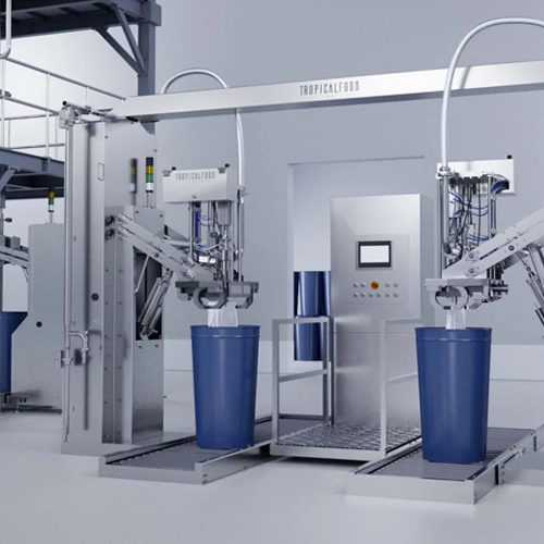 Aseptic filler for fruit juices and purees