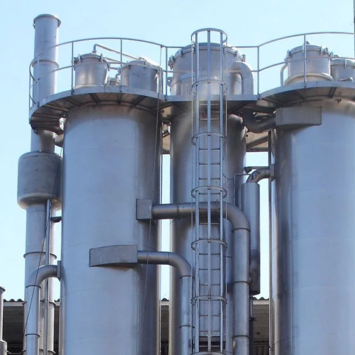 Falling film concentrators for low viscosity fruit juices