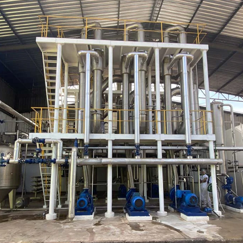 Forced circulation fruit juice concentrator