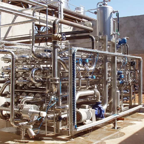 High pressure aseptic sterilizer for tomato paste