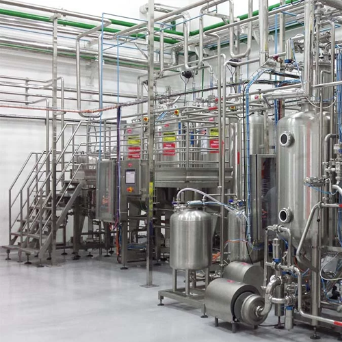 Nectar formulation line for fruit juices