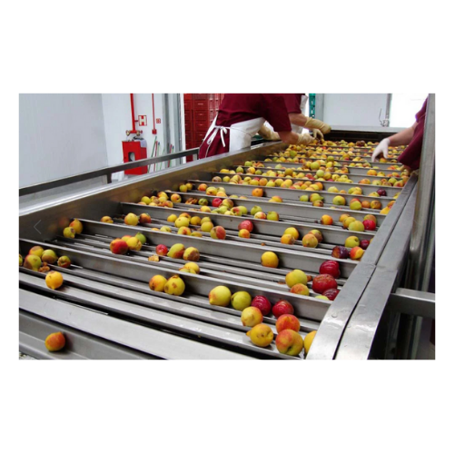 Peach, plum, and apricot juice processing line