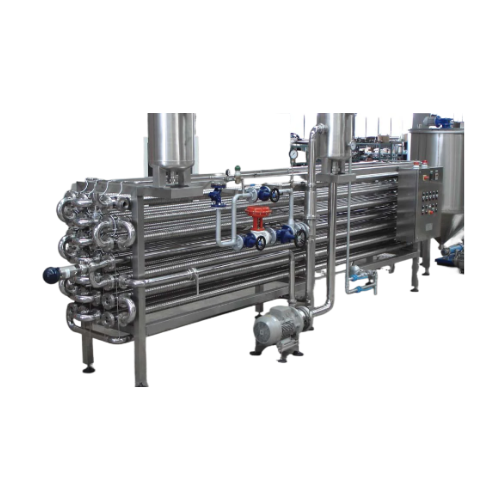 Tubular pasteurizers for fruit pulp and tomato concentrate