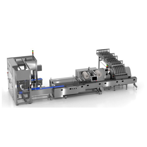 Sustainable biscuit packaging line