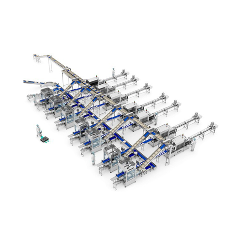 Automatic hamburger packaging solution