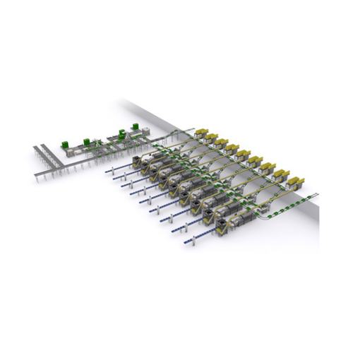 Traysealing system for chicken breasts packaging