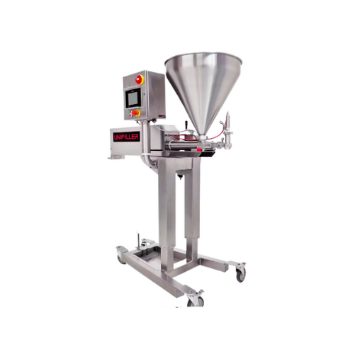Servo deposition system for industrial cake production