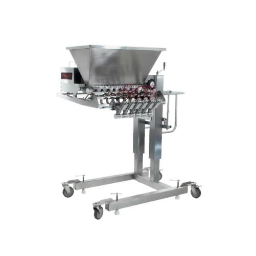 Multi piston food depositor for sauces and dips