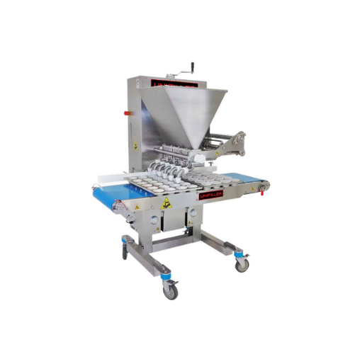 High-speed piston depositor for food applications