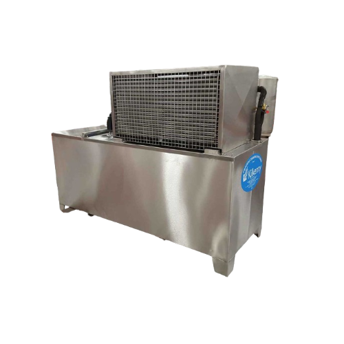 Industrial chiller systems for processing cooling