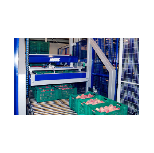 Depalletizers for fruit and vegetable processing plants