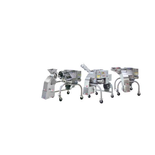 Industrial food dicer for high-fat and cold-temperature products