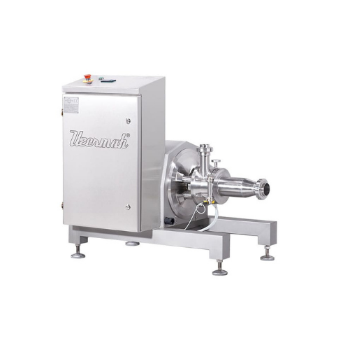 Inline mechanical homogenizer for food processing