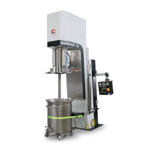 Explosion-proof vacuum dissolver for high-viscosity products