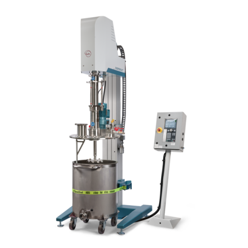 Explosion-proof vacuum dissolver for high viscosity applications
