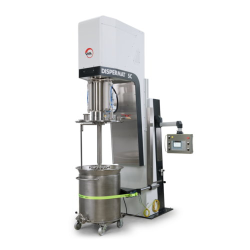 Explosion-proof vacuum disperser for high-viscosity substances