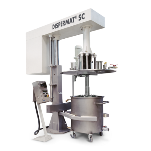 Explosion-proof production vacuum disperser for viscous products