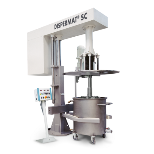 Industrial dissolver for high viscosity products