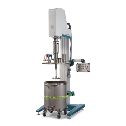 Vacuum dispersion system for high-viscosity products