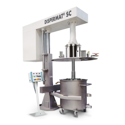 Vacuum disperser for high-viscosity products