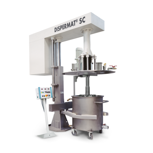 Production dissolver for high-viscosity products