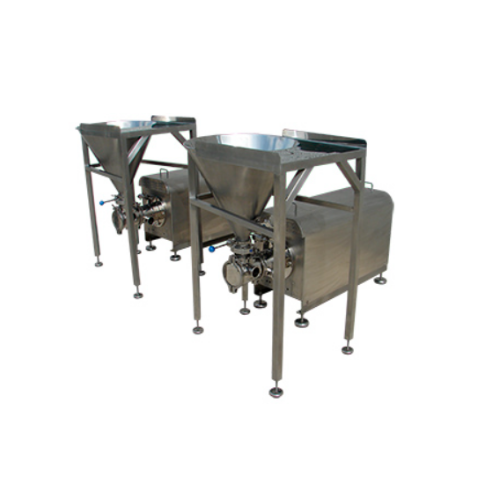 In-line mixer for solid-liquid blending