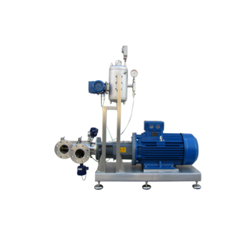 In-line mixer for liquid-liquid and solid-liquid processes
