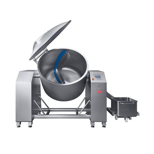 Energy-saving cooling tumbler for meat, poultry, and fish processing