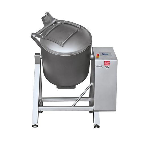 Energy saving cooling tumbler for meat, poultry, and fish processing