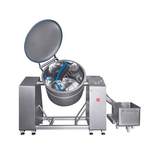 Vacuum mixing and tumbling for meat and fish processing