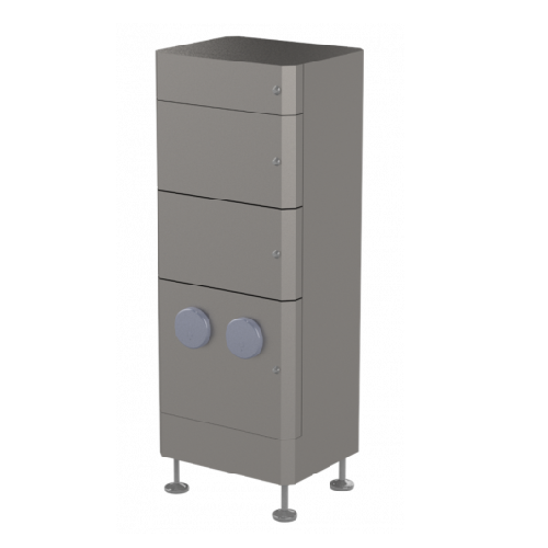 Supply air filter systems for industrial cleanrooms