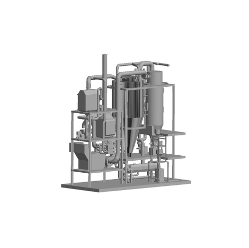 Spray drying system for heat sensitive products