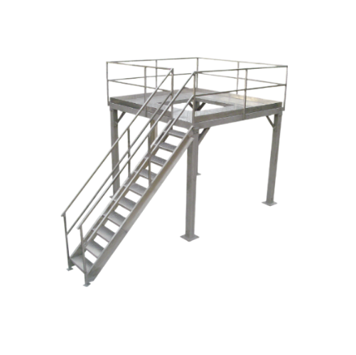 Support structures for packaging lines
