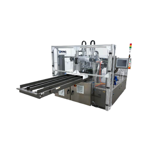 Rotary premade pouch filler and sealer
