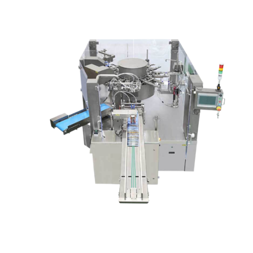 Rotary pouch packaging system for food and powder products