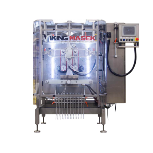 Vertical form fill seal for dusty and liquid products