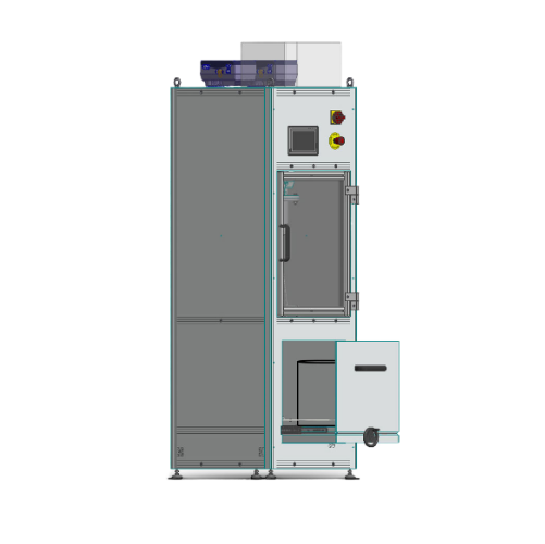 Semi-automatic stands blender for facade paints