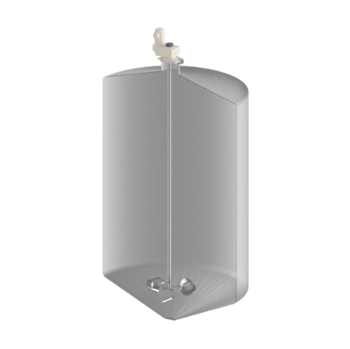 Industrial tank mixer for high-volume containers