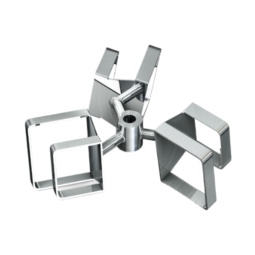 Agglomerate dispersion solution for high viscosity materials