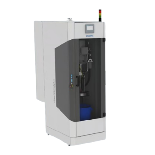 Emptying systems for high viscosity fluids and pastes