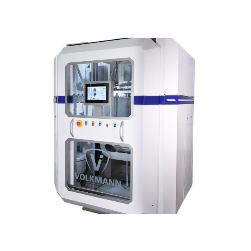 Automatic unpacking and depowdering station for metal 3d prints