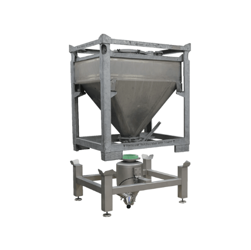 Ibc docking and discharge stations