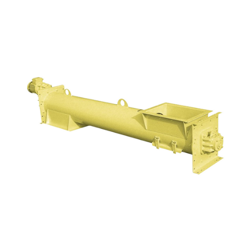 Tubular trough screw conveyors for gentle powder and granular material handling