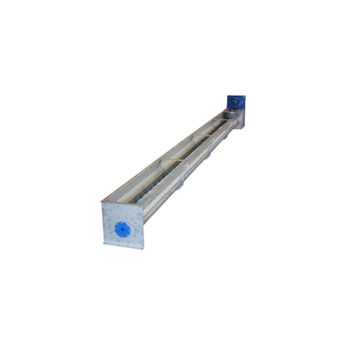 Trough screw conveyors for animal by-products