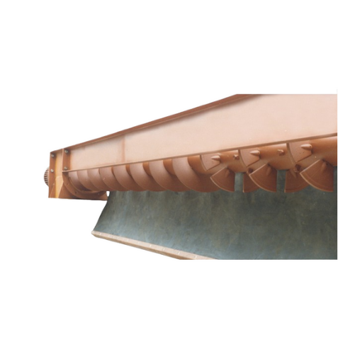 Screw conveyors for fresh concrete