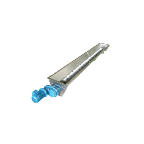 Stainless steel trough screw conveyor