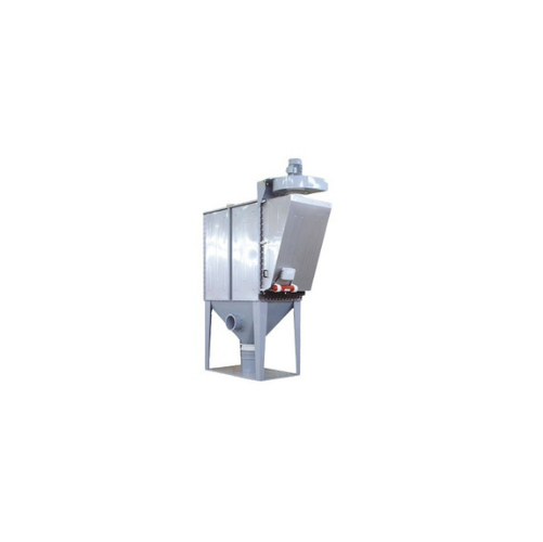 Dust collector for dry-batch concrete plants
